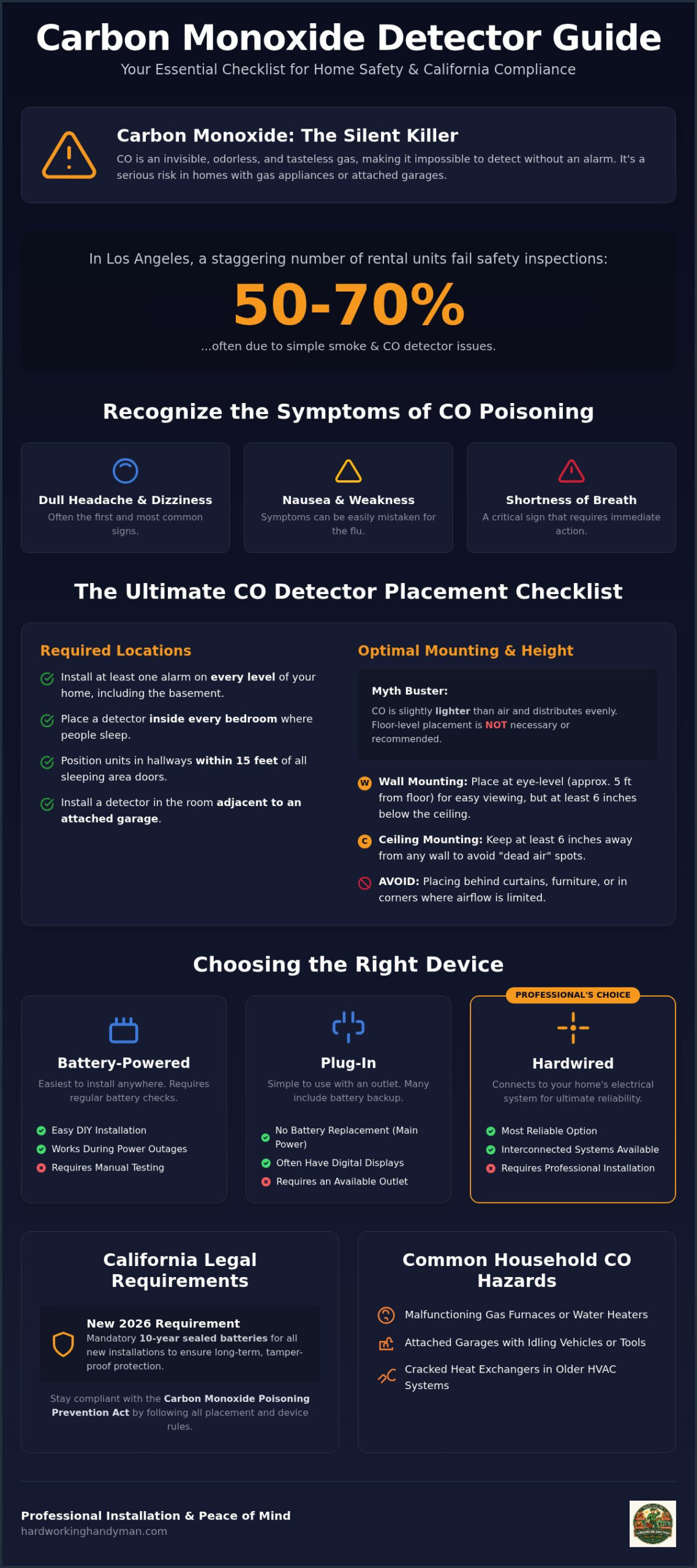 Carbon Monoxide Detector Installation: The Ultimate Home Safety Checklist