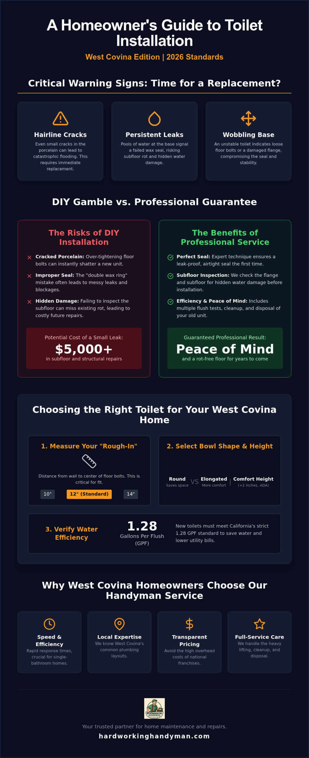 West Covina Toilet Installation: 2026 Local Guide