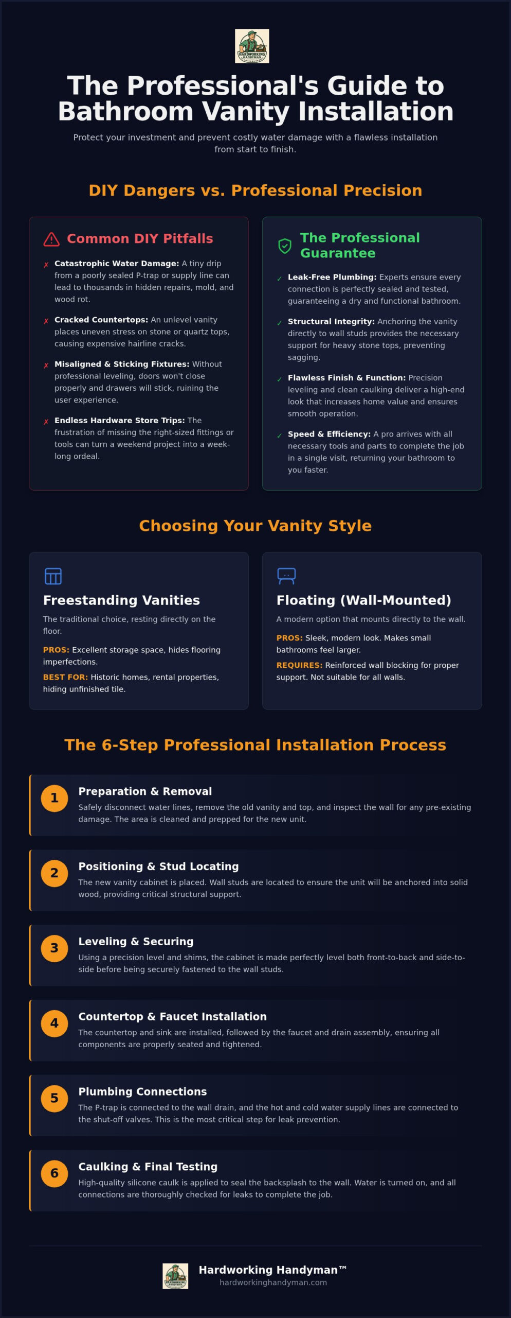 Professional Bathroom Vanity Installation Service: The Complete 2026 Guide