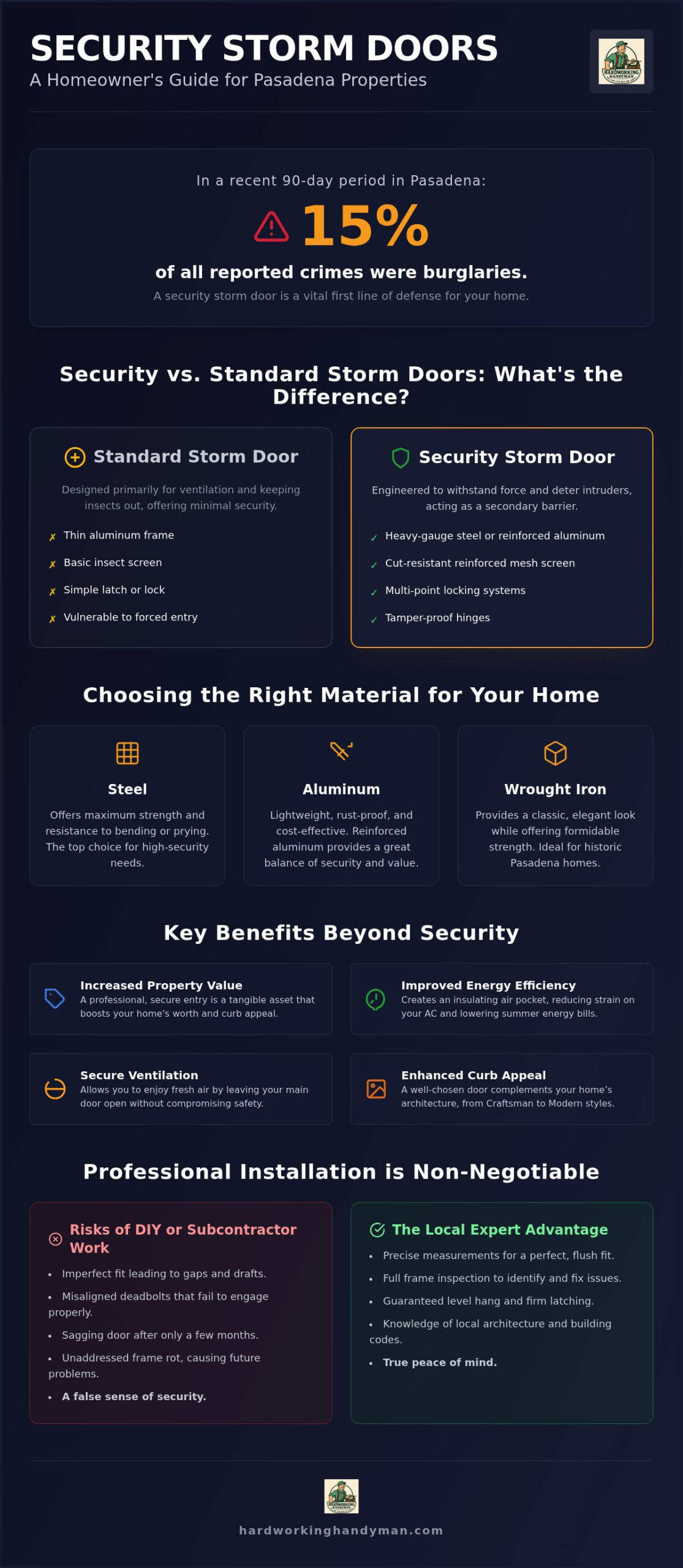 Security Storm Door Installation Pasadena: 2026 FAQ Guide