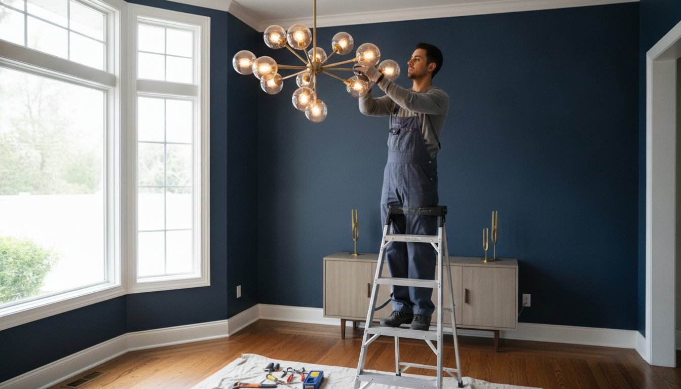 Professional Chandelier Installation in Pasadena: The Complete Homeowner’s Guide